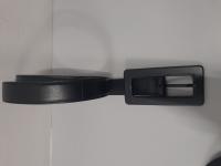 CS1326/2025  SAINT LAURENT BLACK LEATHER BELT